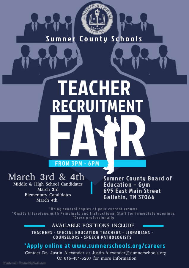 scs teacher fair flyer spring22