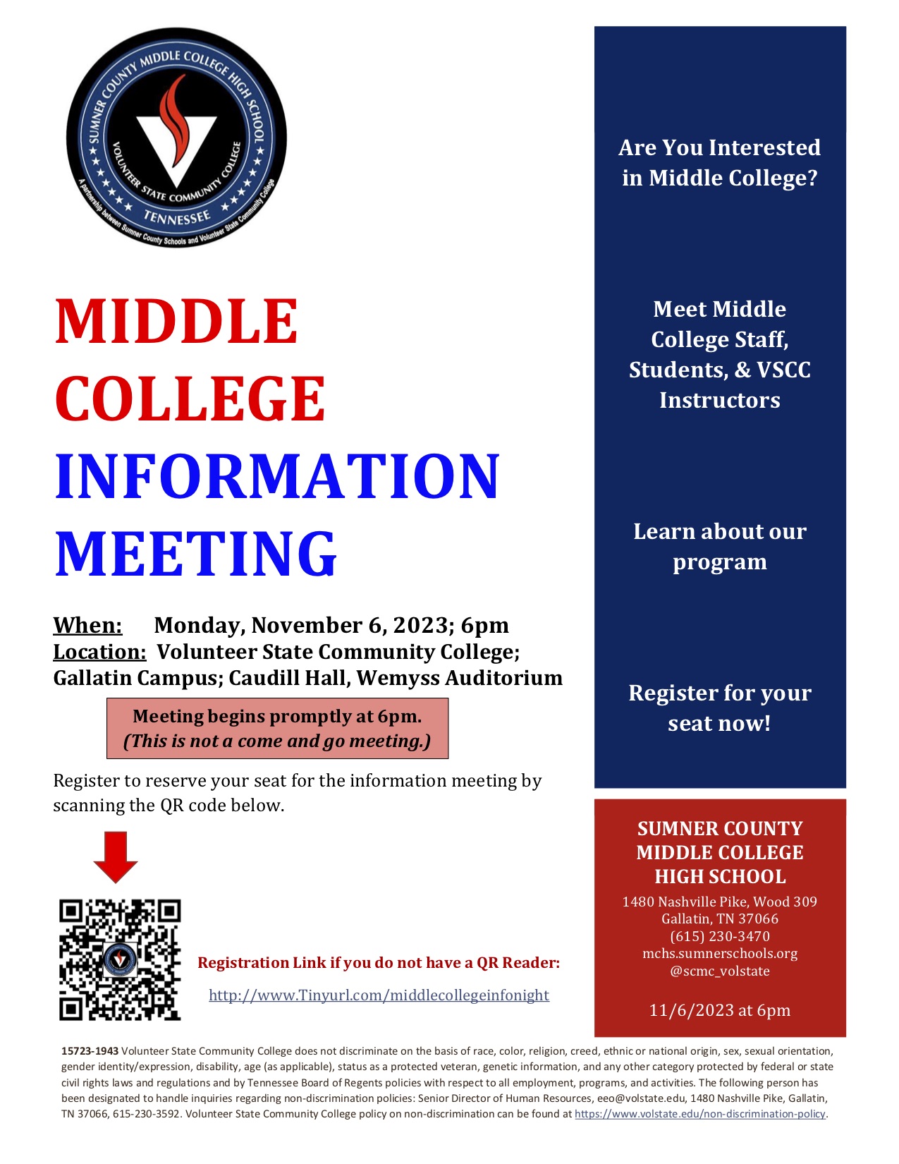 MCHS Flyer